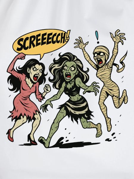 Zombie-Trio im Screaming-Comicstil
