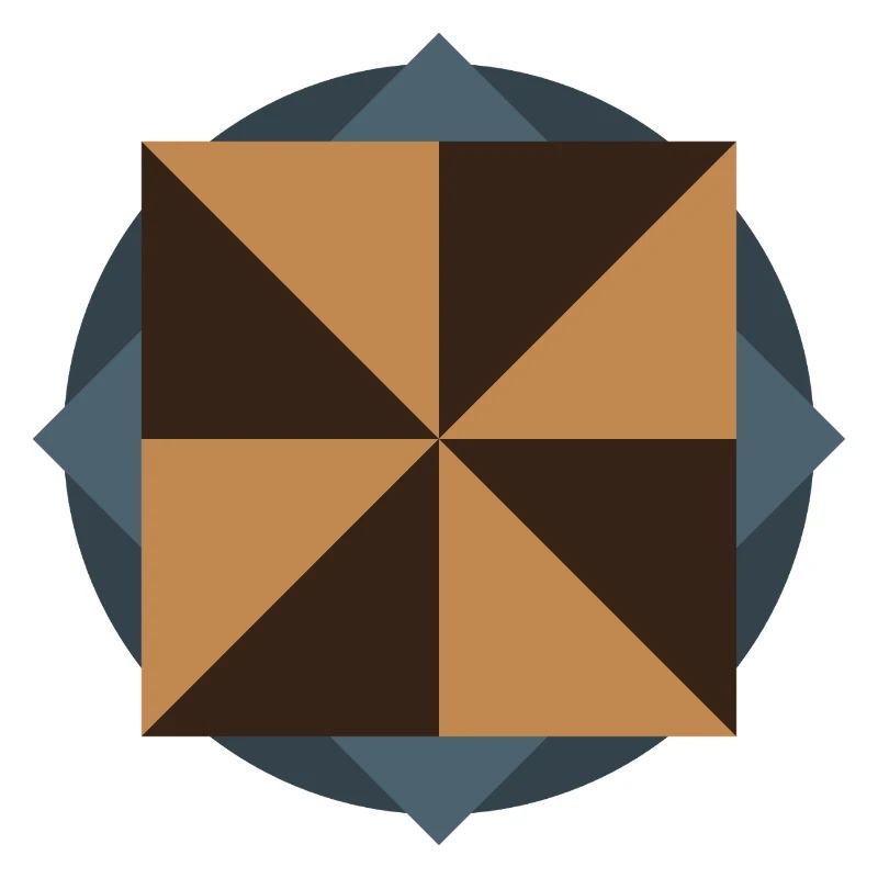GÉOMÉTRIE DU NOYAU PYRAMIDAL | Œuvres d’art Basic Shapes