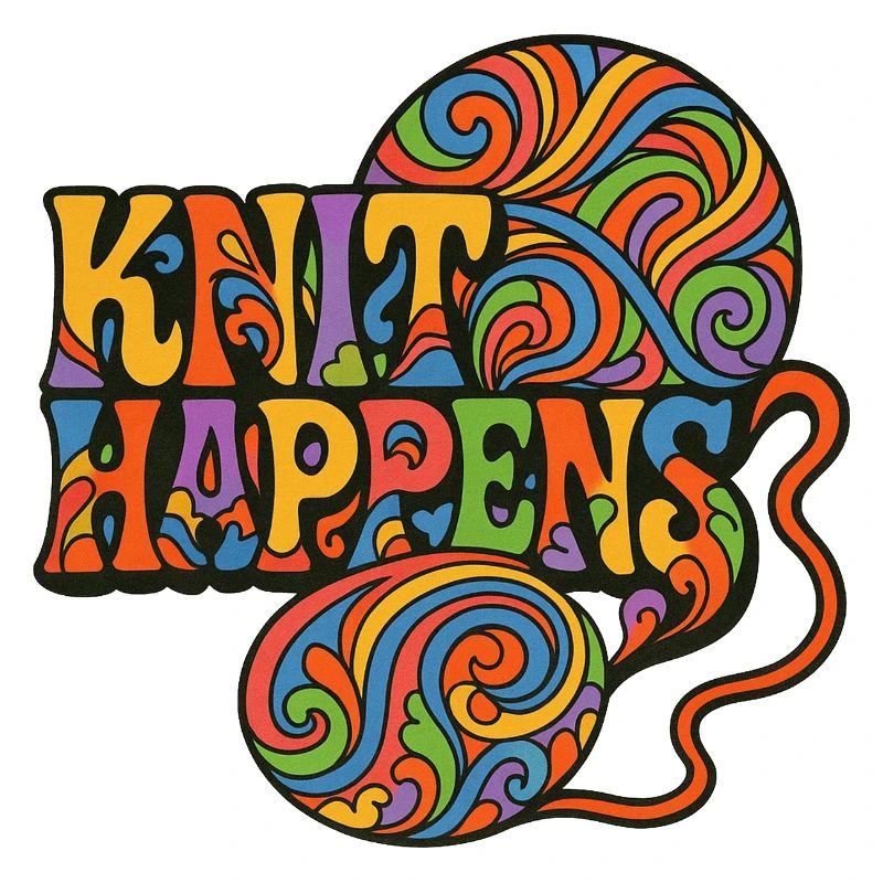 Knit Happens Psychedelic Yarn