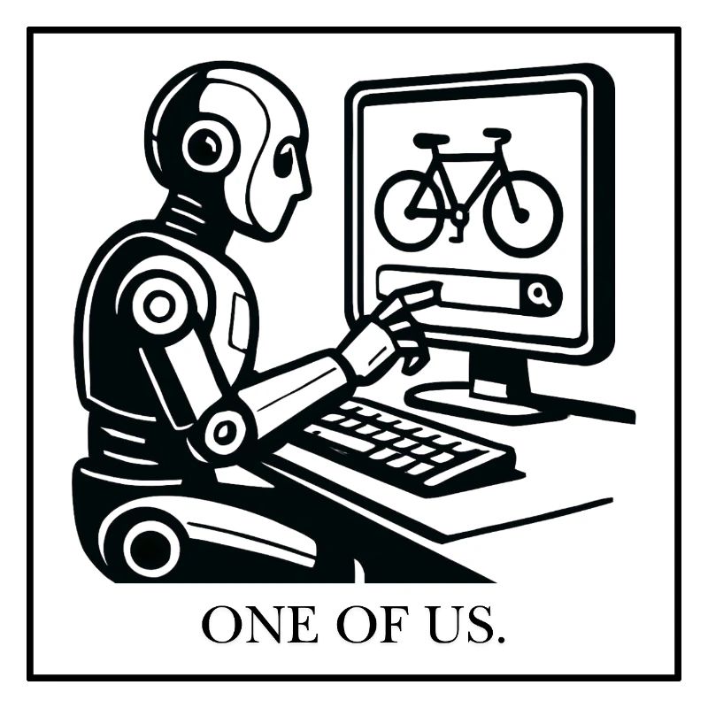 Conception robotique : Bicyclette sur un moniteur