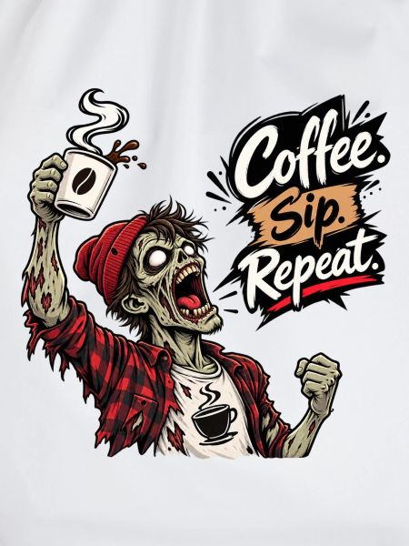 Kaffeeliebhaber Zombie Kaffee Spruch Design