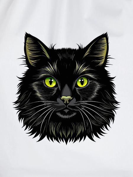 Flauschiges Katzengesicht