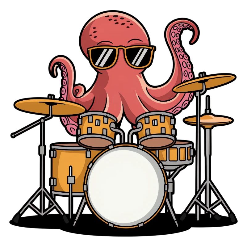 Drummer Octopus Band Groove