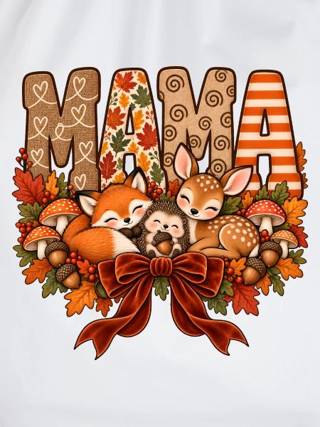 Schlafende Waldtiere Mama