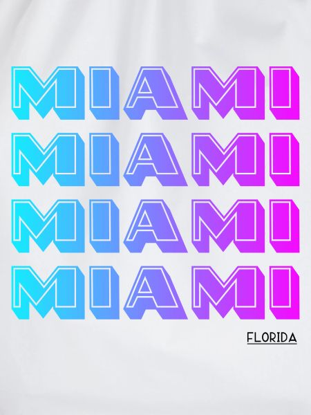 Miami Neon Gradient Pattern