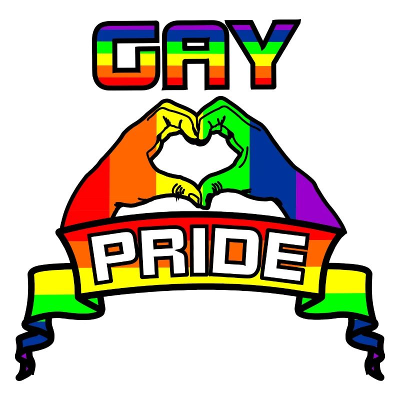 Rainbow gay pride logo 4