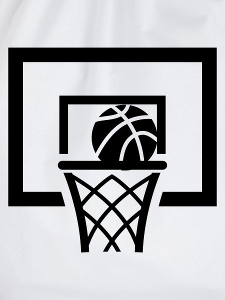 Basketball Korb minimalistisch