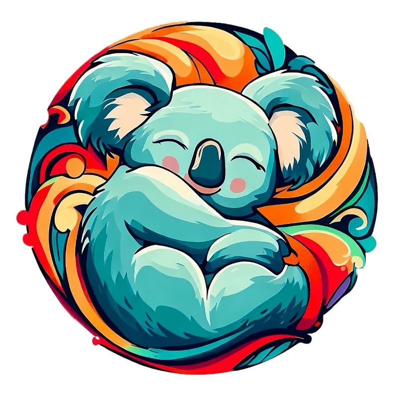 Koala sleeps