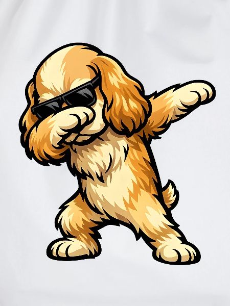 Dabbing American Cocker Spaniel