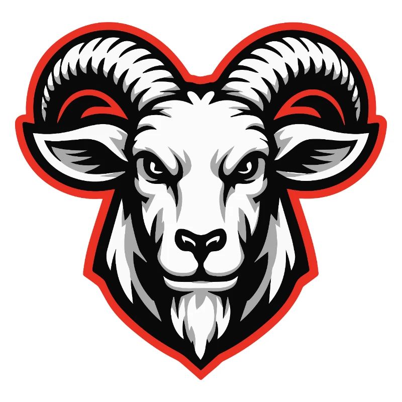 Bold Goat Head Emblem