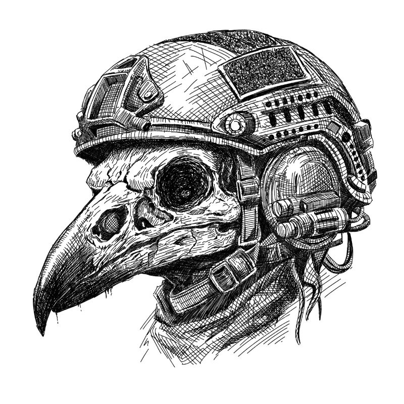 Battle Crow: Tactical Skull