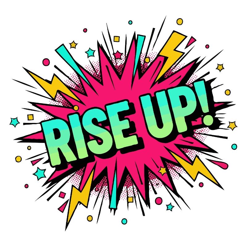 Rise Up Burst Bold Comic