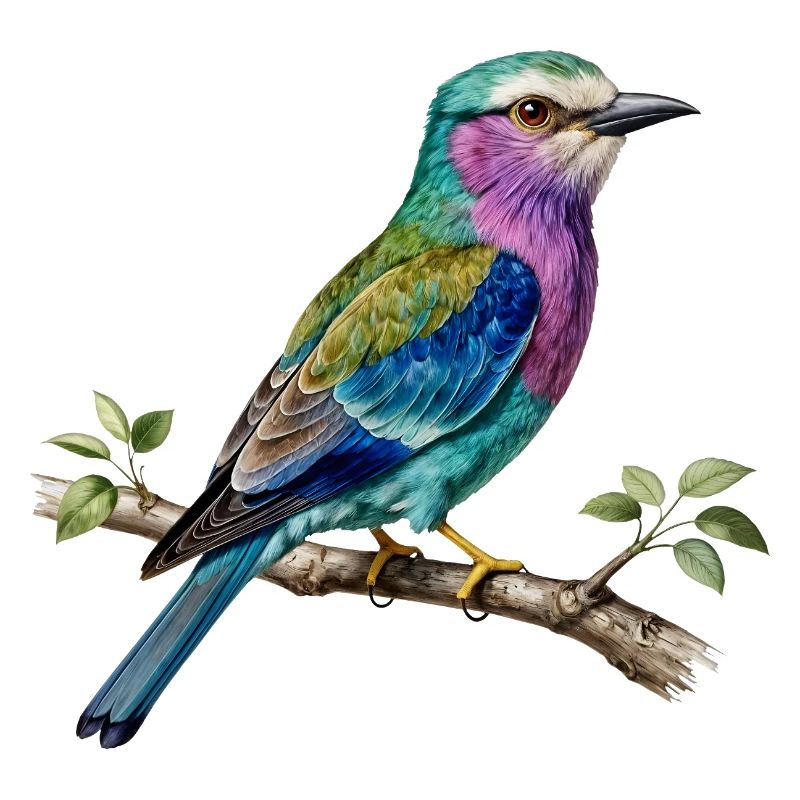 Long-stranded roller – naturalistic engraving