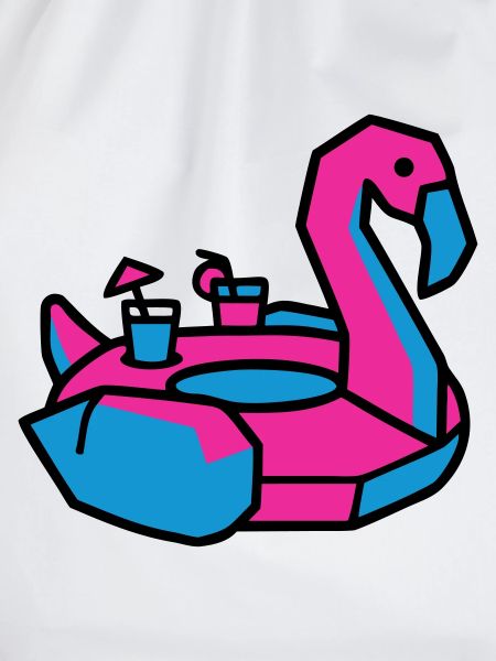 Flamingo Swimming Animal Pool Party