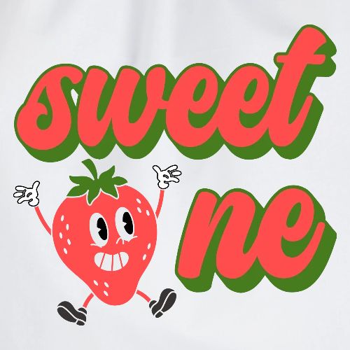 Sweet One Erdbeere - Turnbeutel