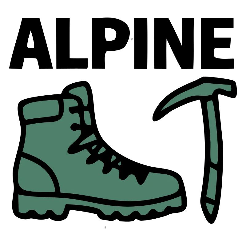 Wanderschuh Eispickel Alpine Bergsteigen Klettern