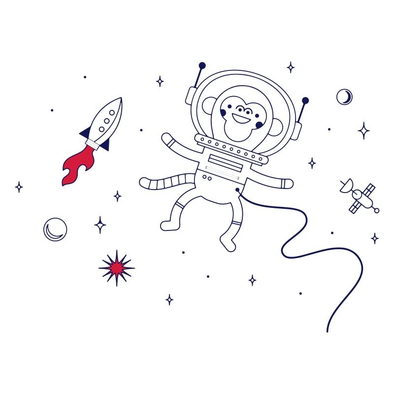 Singe de l'espace
