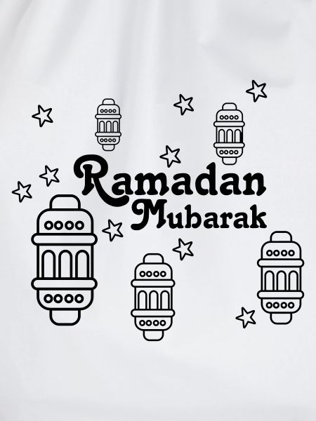 Ramadan Mubarak lights, asterisks