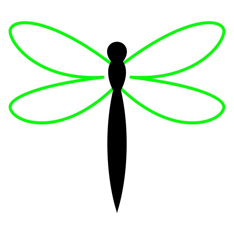 Dragonfly Silhouette