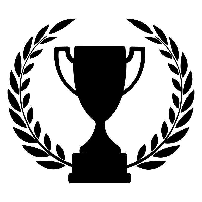 Couronne de laurier de la coupe de sport Cup