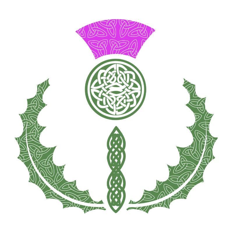 Celtic Knotwork Thistle