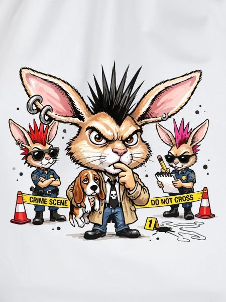 Bunny Punk Ermittler Trio