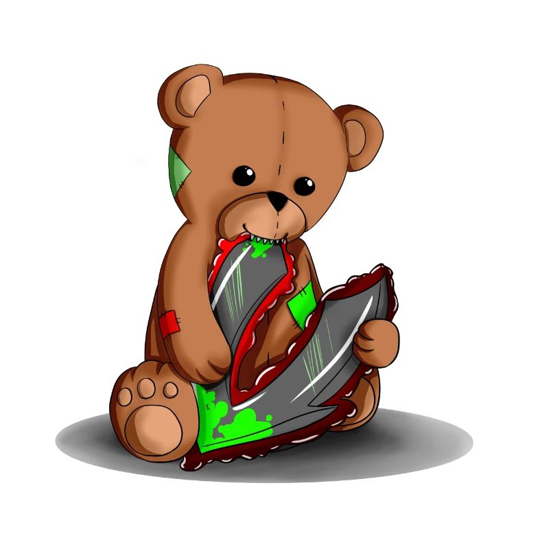 Teddy with logo