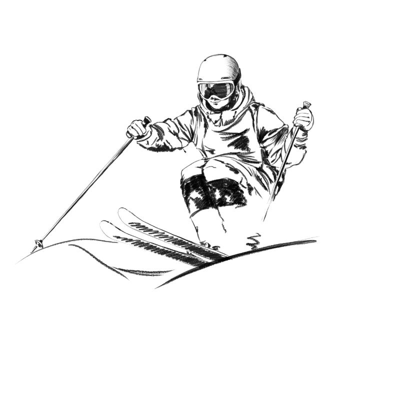 mogul skiing