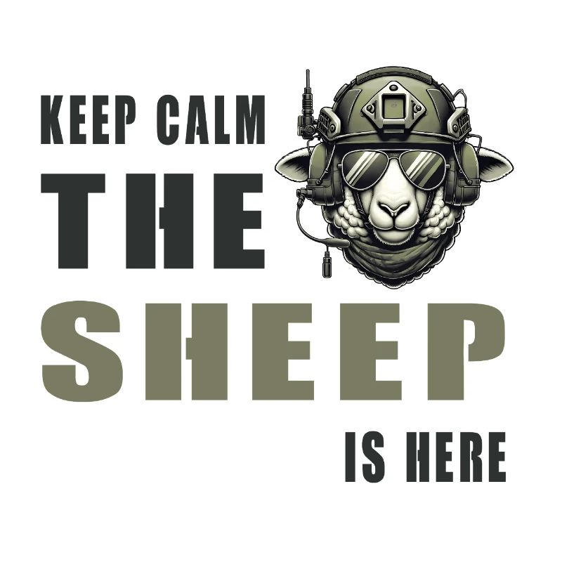 Schaf – Keep Calm Design