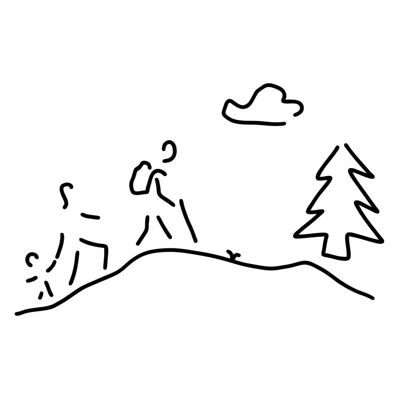 wandern oder walking