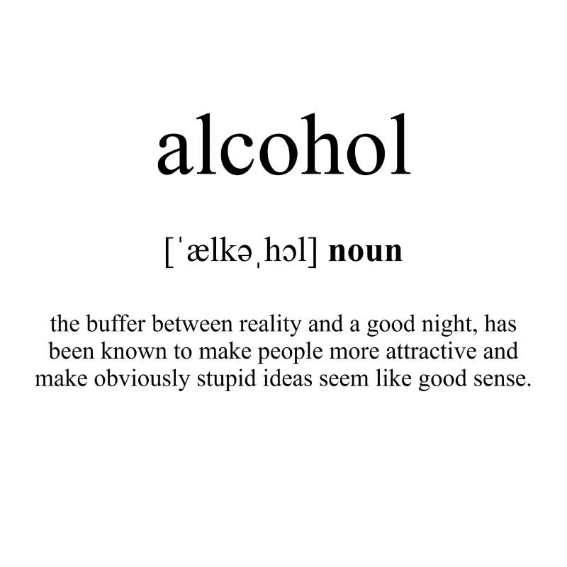 Dictionnaire des définitions de l'alcool