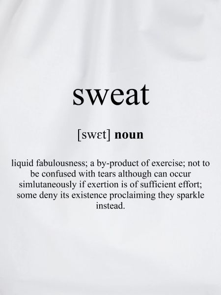 Sweat (Schweiß) Definition Dictionary