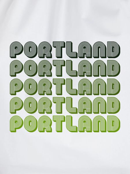 Portland Retro Gradient Muster