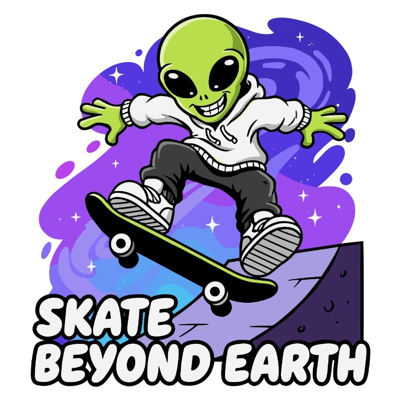 Alien Skater Beyond Earth