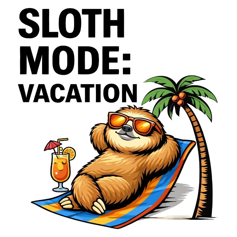 Sloth Island Chill in Hammock