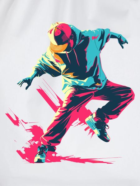 B-Boy Cartoon Stil