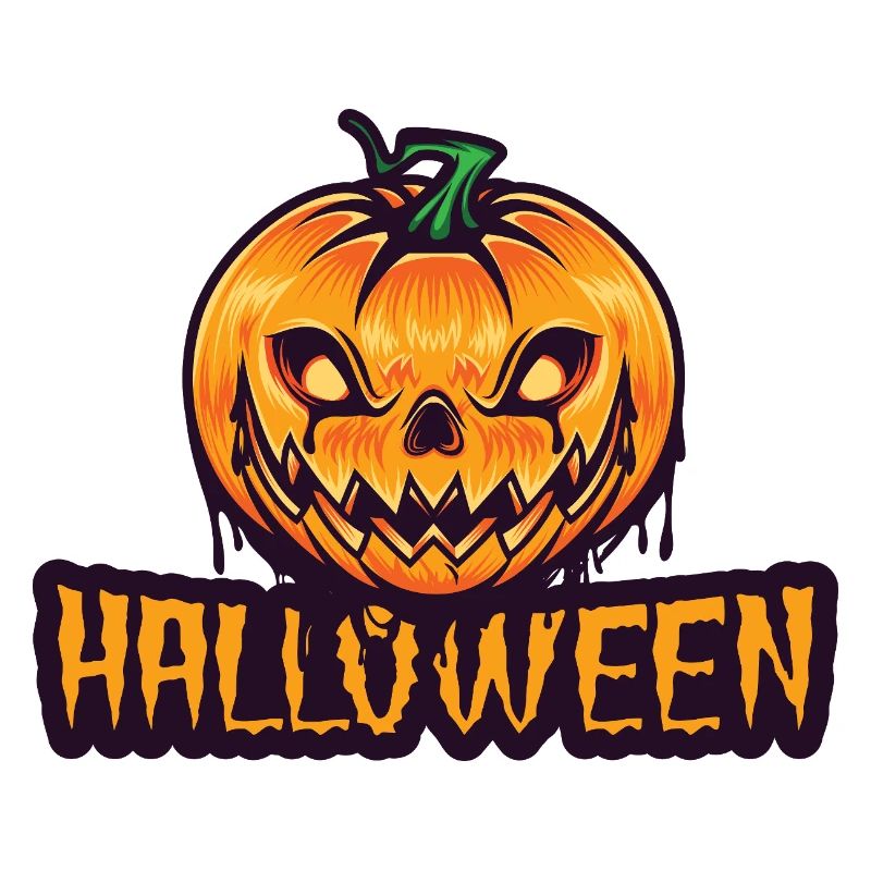 Spooky Pumpkin Halloween Design