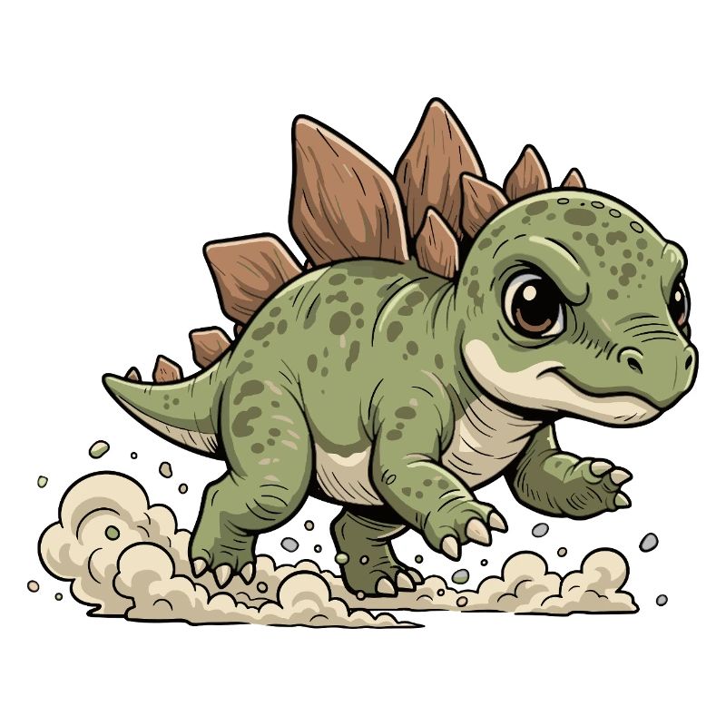 Cheerful Stegosaurus