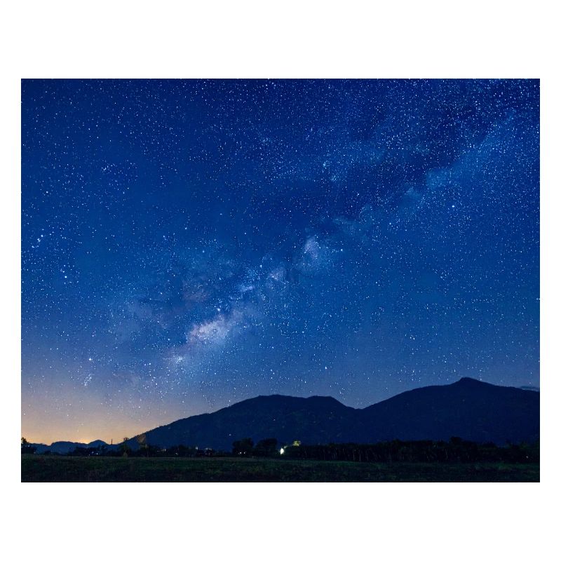 Starry Sky Night Mountain