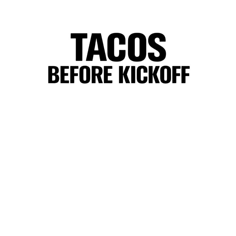 Tacos avant le coup d’envoi
