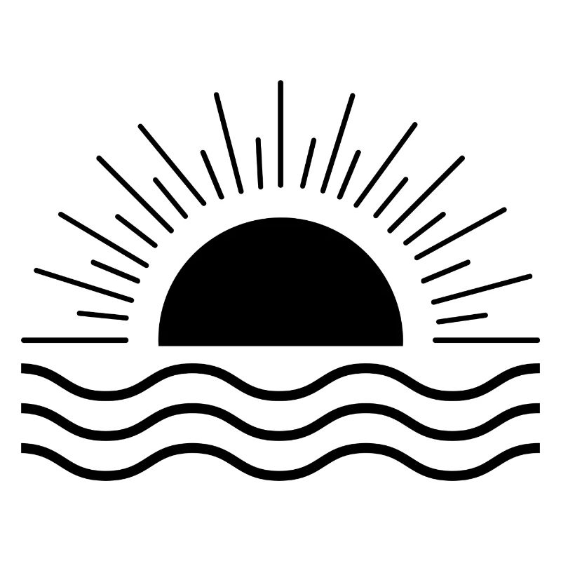 sun and waves