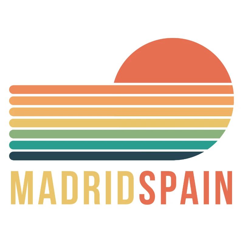 Madrid Spain Retro
