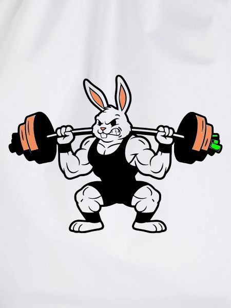 Muscle Bunny Carrot Dumbbell