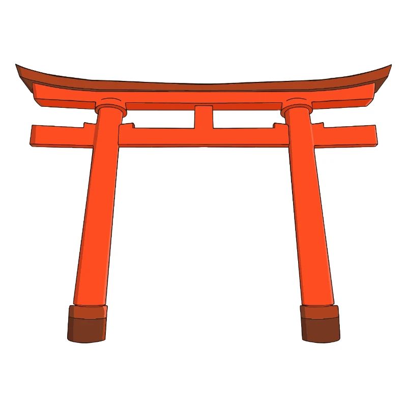 Vivid Torii Gate