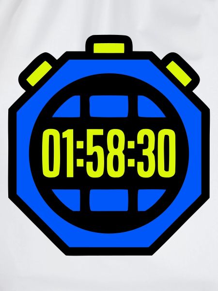 Stopwatch Best Time Half Marathon