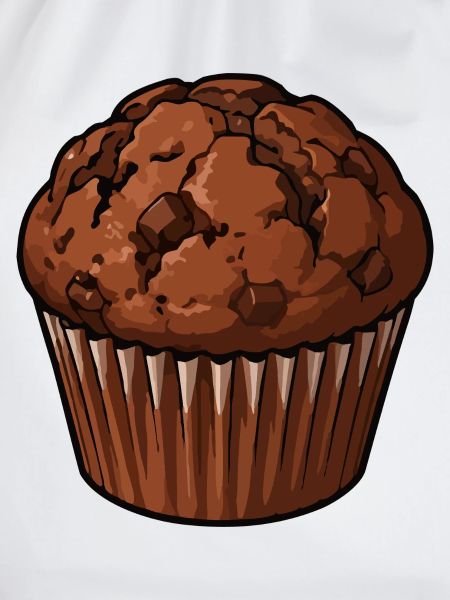 Schoko Muffin Illustration