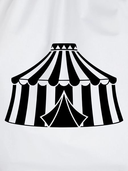 Zirkuszelt Zirkus Silhouette