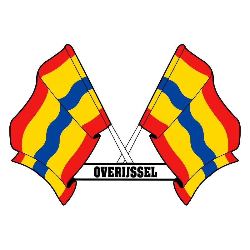Texte à deux drapeaux OVERIJSSEL