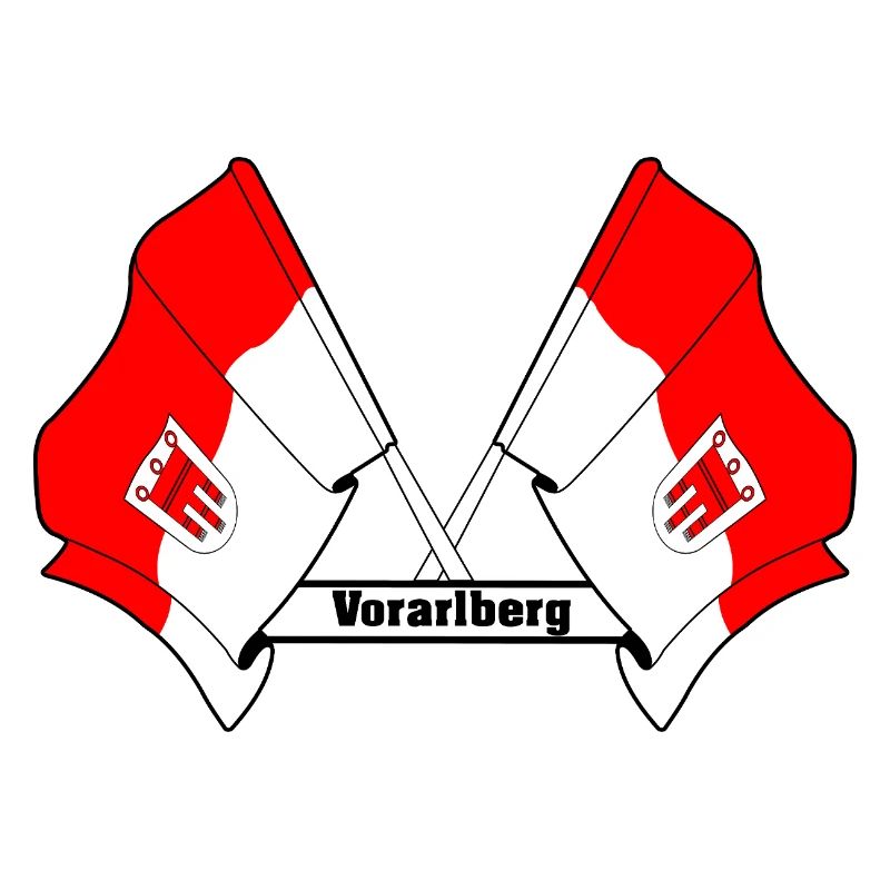 Vorarlberg Flags with Text