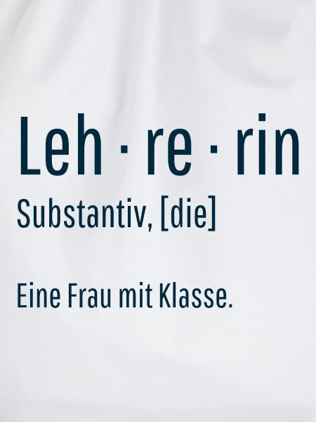 Lehrerin Substantiv Definition Schule Geschenk